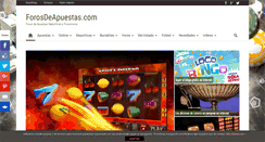 Desktop Screenshot of forosdeapuestas.com